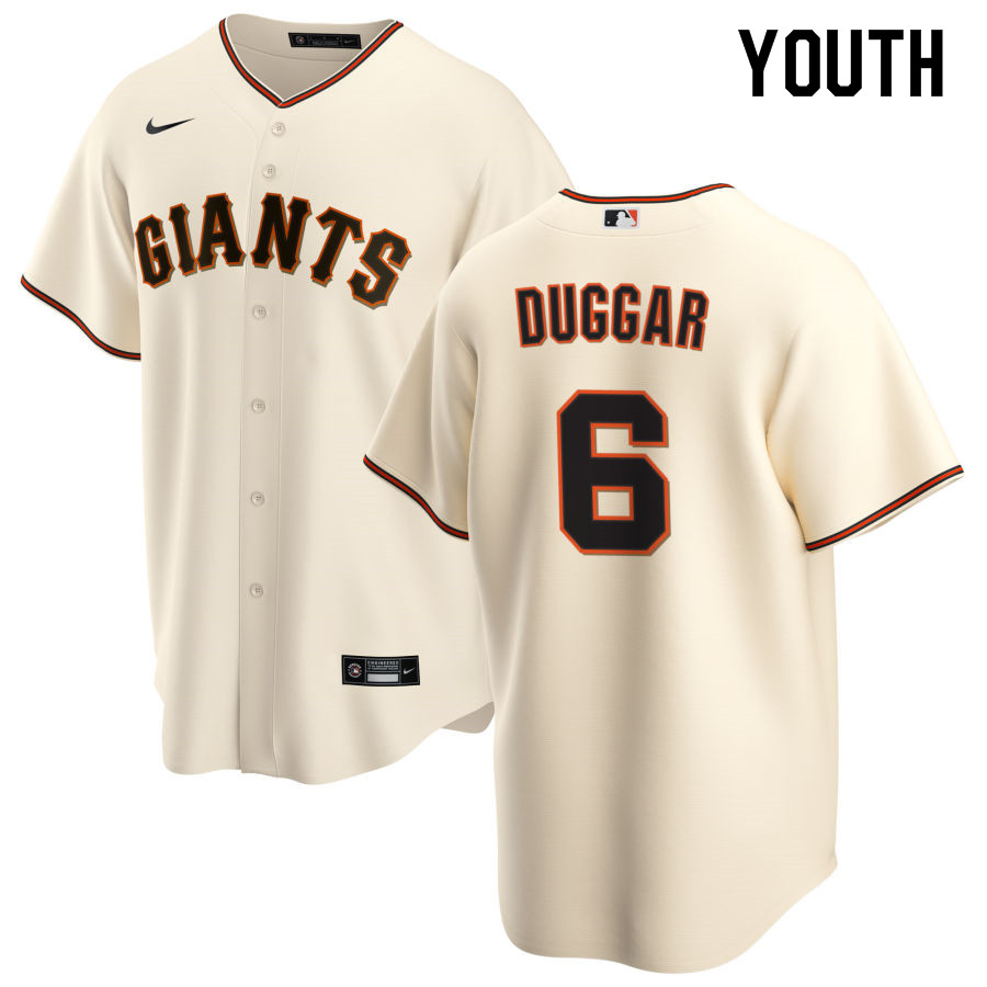 Nike Youth #6 Steven Duggar San Francisco Giants Baseball Jerseys Sale-Cream